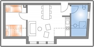 Ferienwohnung 3: Skiflyer