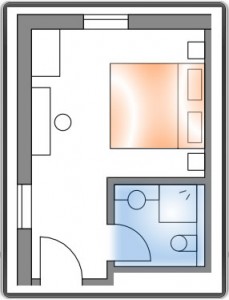 Hotelzimmer: Bogenschießen