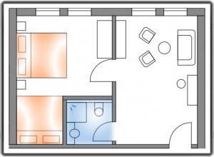 Hotelzimmer: Wandern