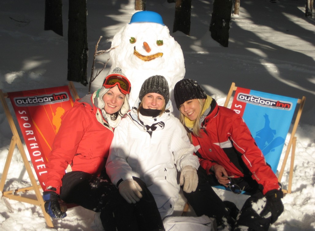 Firmenevent Schneemann Winterspaß