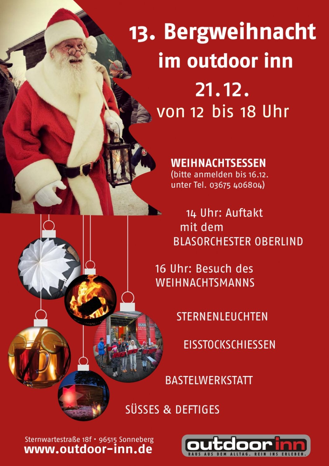 Bergweihnacht Plakat 2025